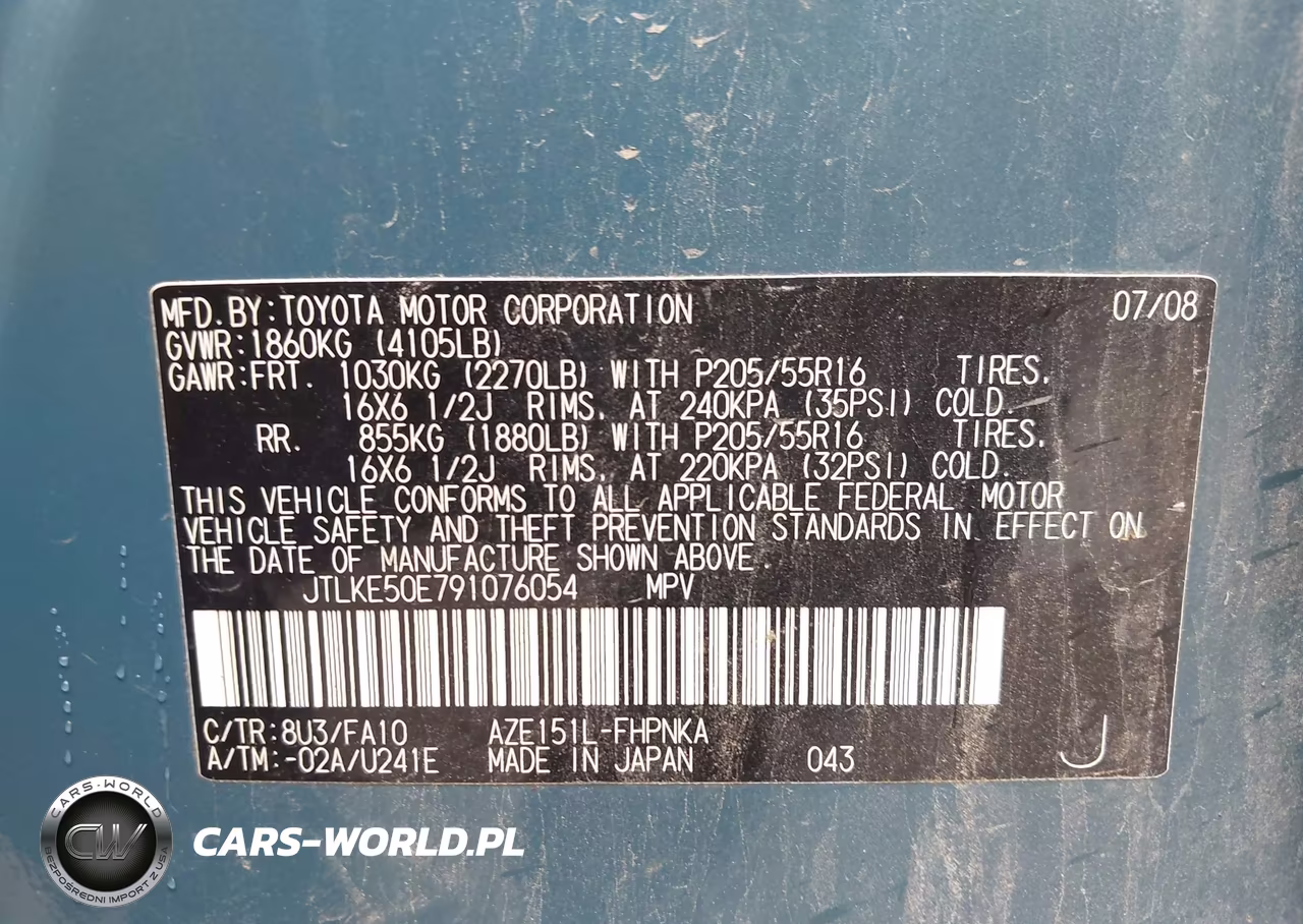 2009 Scion Xb VIN:JTLKE50E791076054 - 9