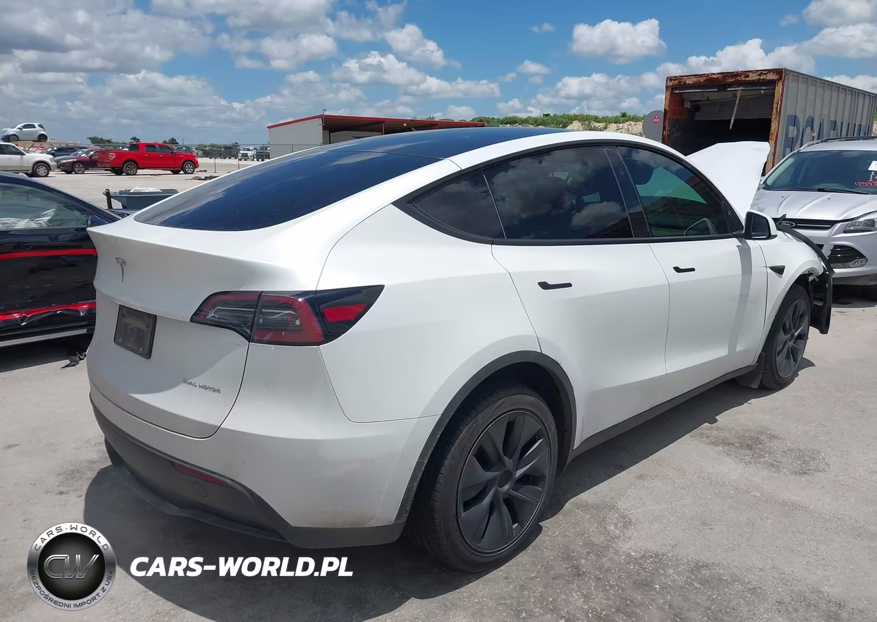 2025 Tesla Model Y Long Range Dual Motor All-Wheel Drive VIN:7SAYGDEEXSA353134 - 4