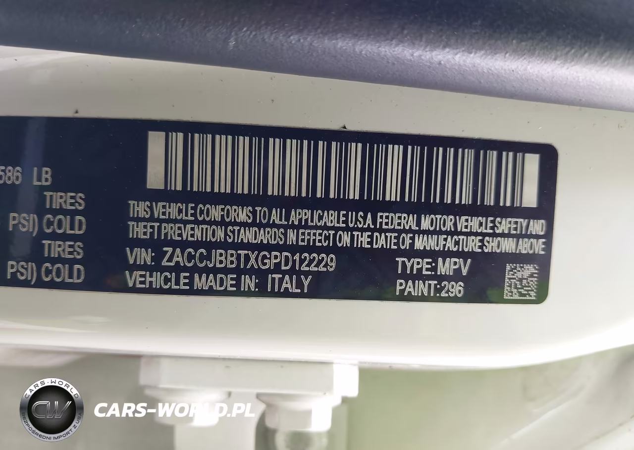 2016 Jeep Renegade Latitude VIN:ZACCJBBTXGPD12229 - 9