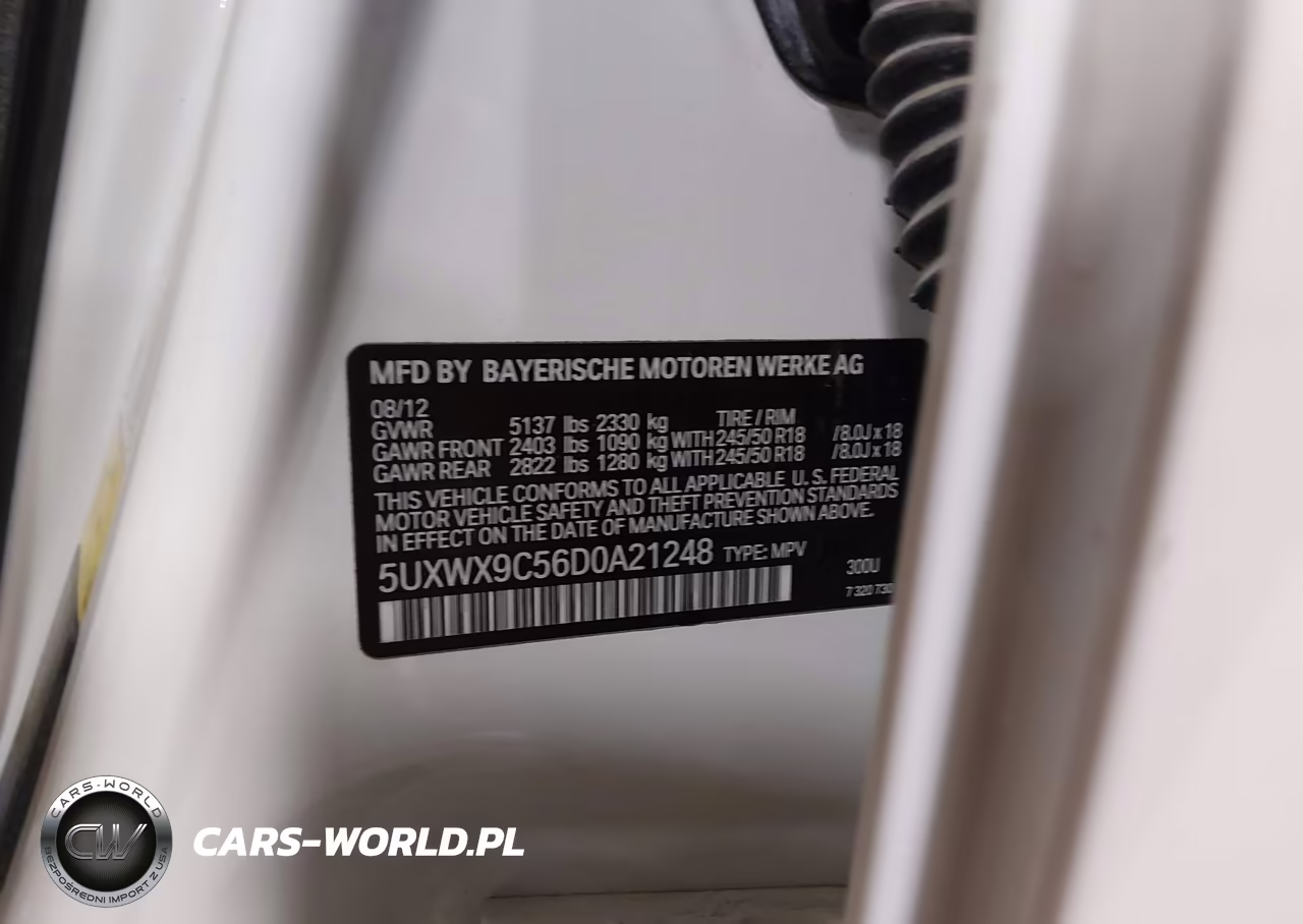 2013 BMW X3 xDrive28I VIN:5UXWX9C56D0A21248 - 9
