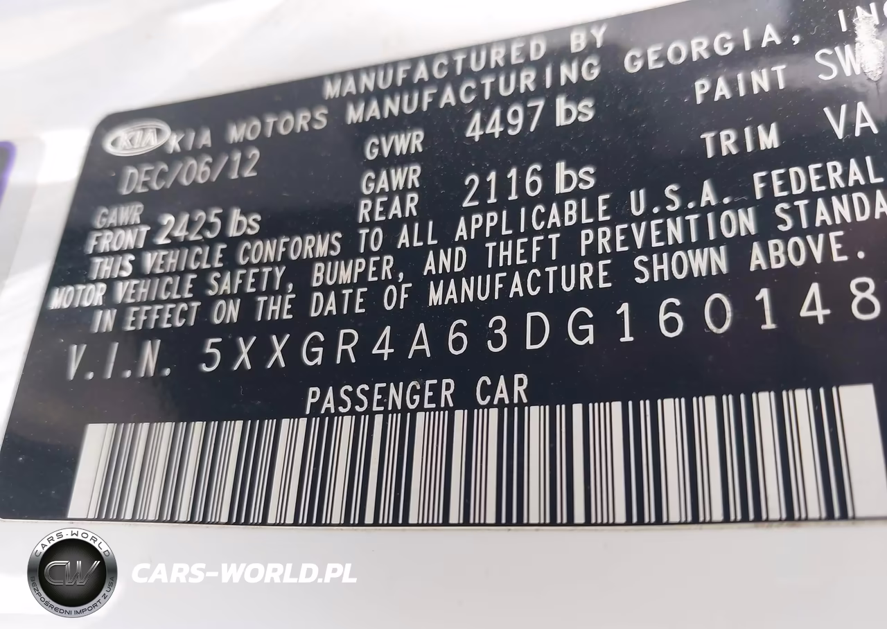 2013 Kia Optima Sx VIN:5XXGR4A63DG160148 - 9