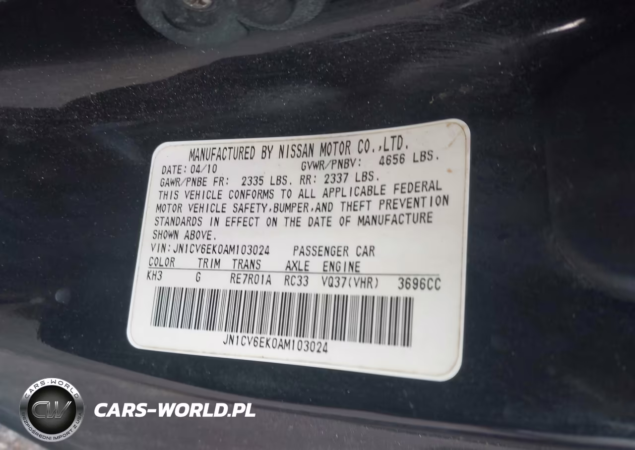 2010 Infiniti G37 Journey VIN:JN1CV6EK0AM103024 - 9