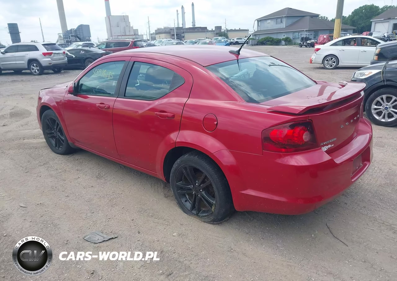 2014 Dodge Avenger Sxt VIN:1C3CDZCBXEN233997 - 3