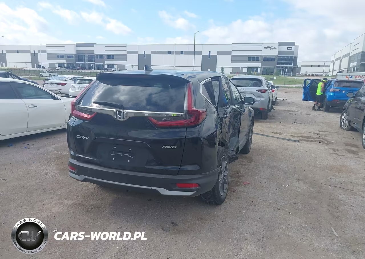 2021 Honda Cr-V Awd Ex VIN:2HKRW2H50MH605193 - 4