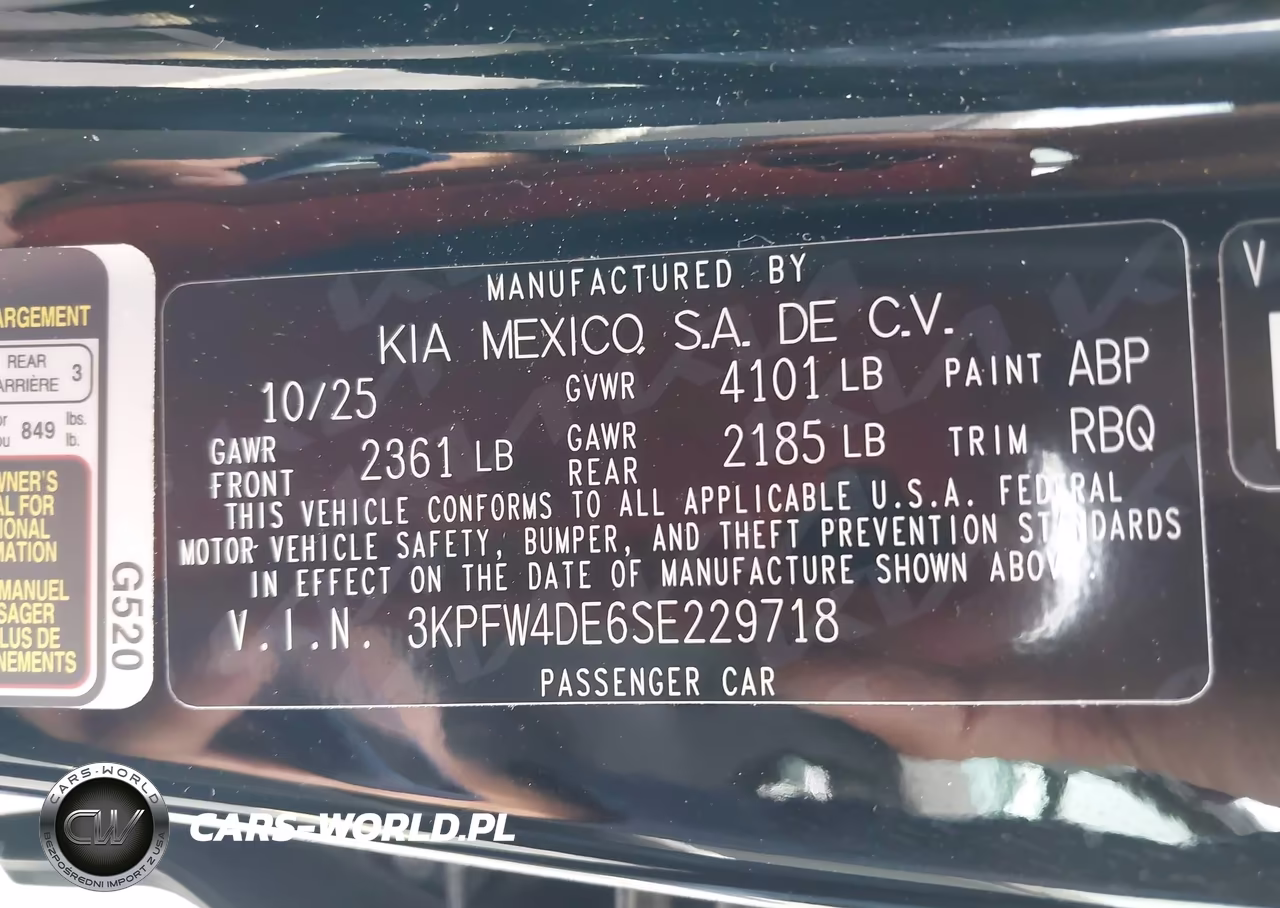 2025 Kia K4 Gt-Line VIN:3KPFW4DE6SE229718 - 9