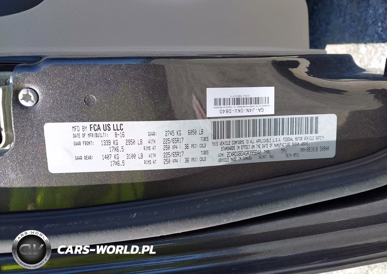 2016 Dodge Grand Caravan Se Plus VIN:2C4RDGBG4GR395640 - 9