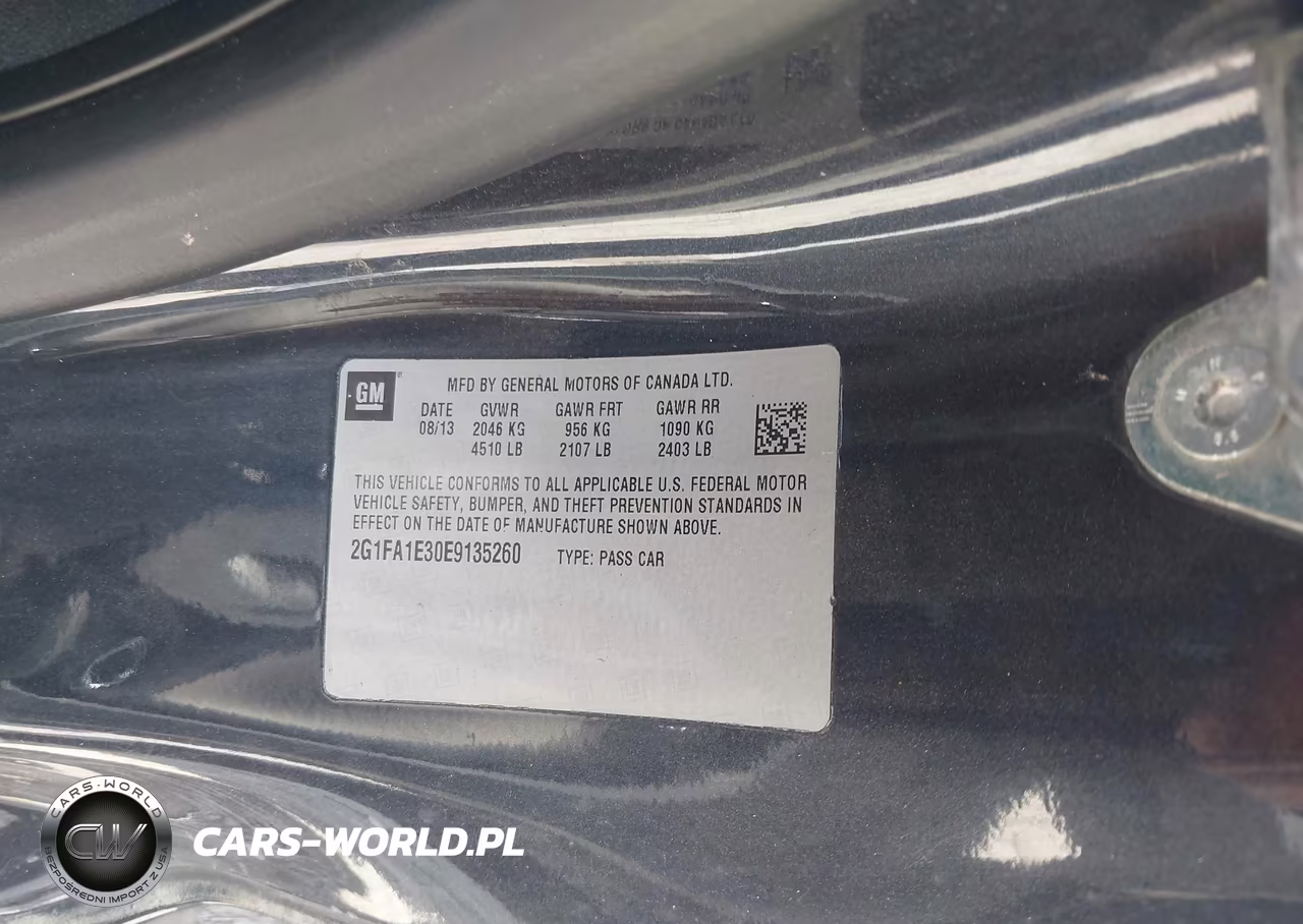 2014 Chevrolet Camaro 2Ls VIN:2G1FA1E30E9135260 - 9