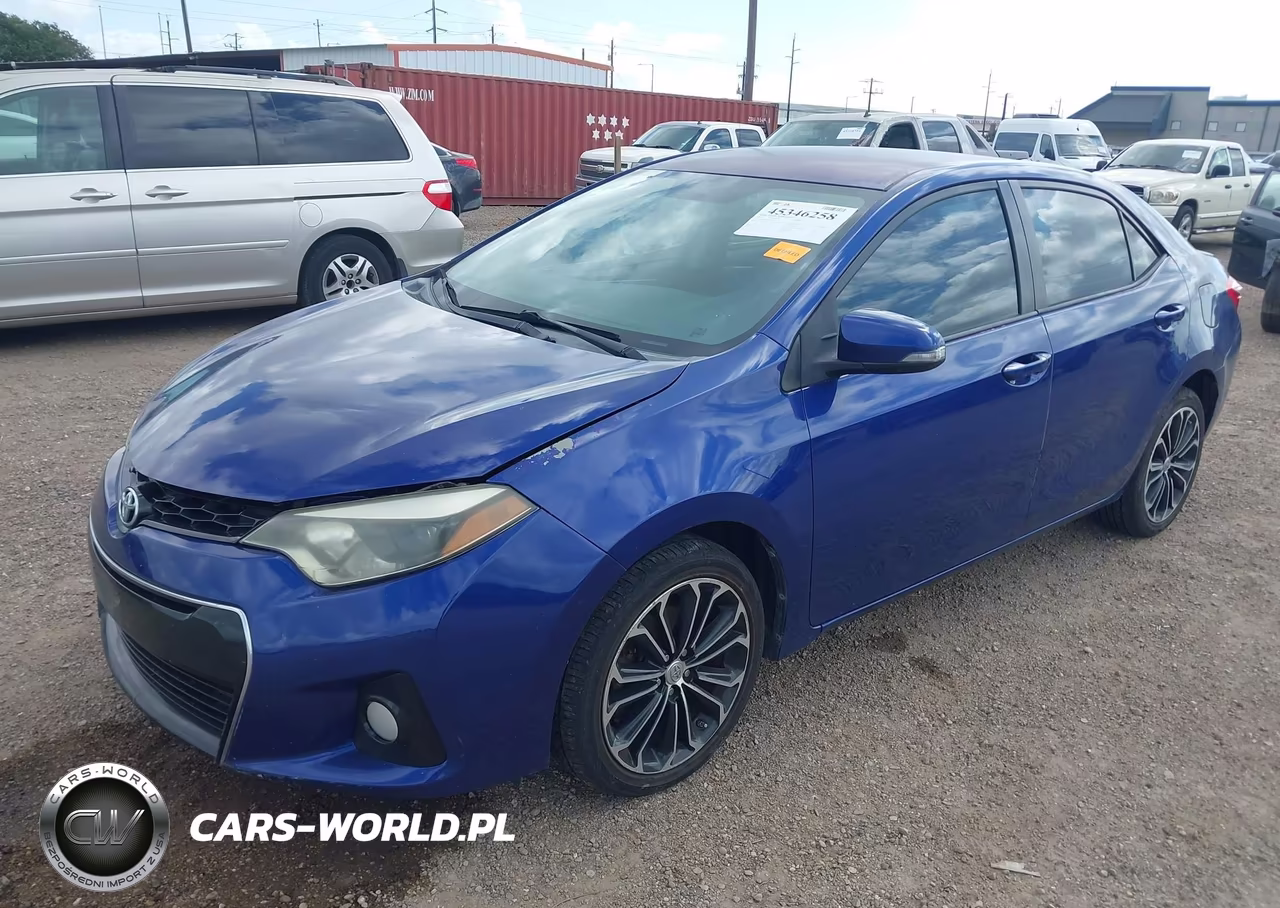 2015 Toyota Corolla S Plus VIN:5YFBURHE4FP261910 - 2
