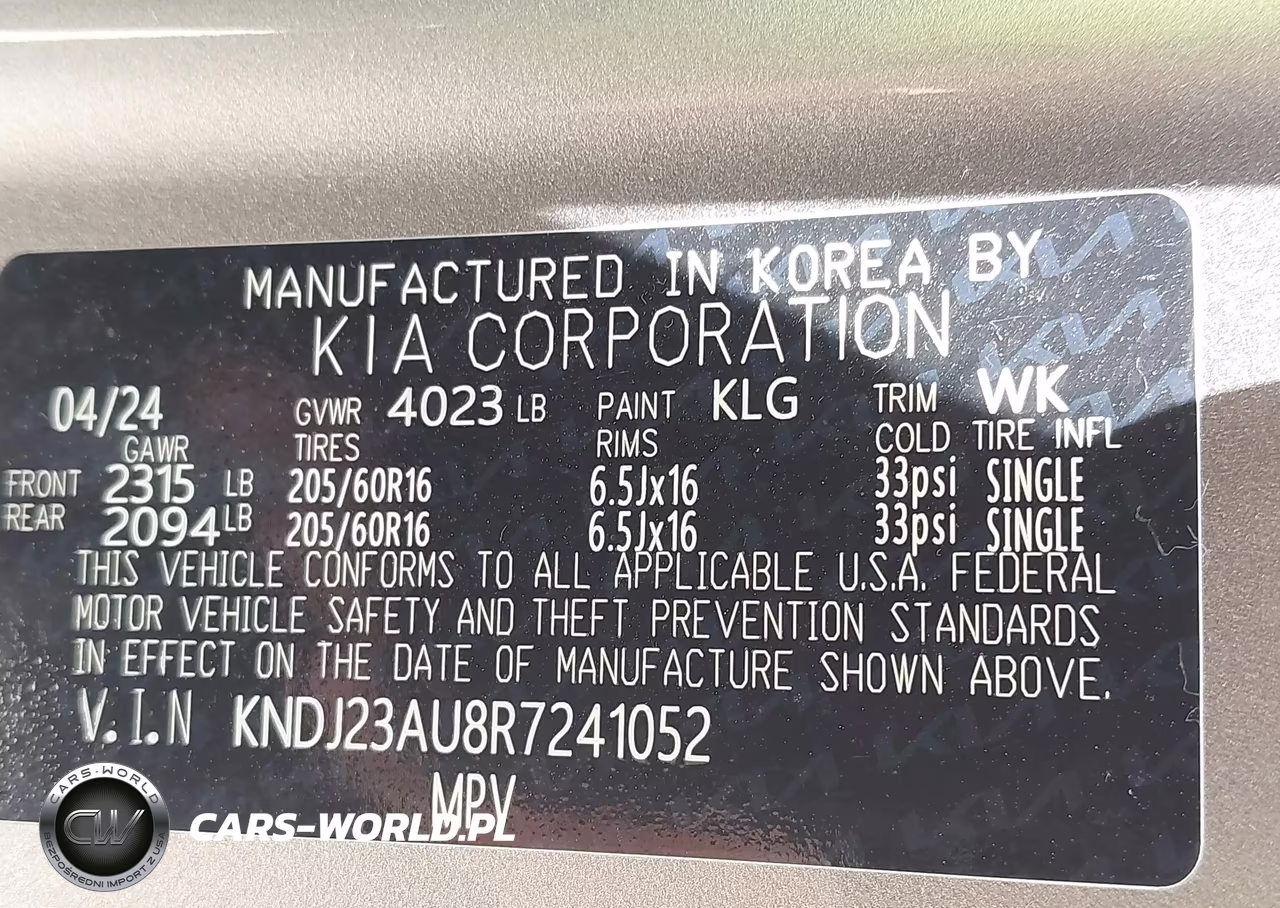 2024 Kia Soul Lx VIN:KNDJ23AU8R7241052 - 9
