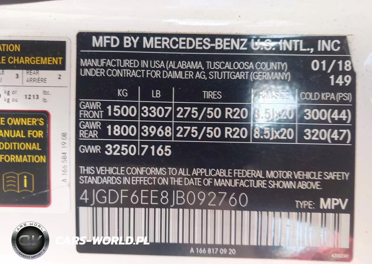 2018 Mercedes-Benz Gls 450 4Matic VIN:4JGDF6EE8JB092760 - 9