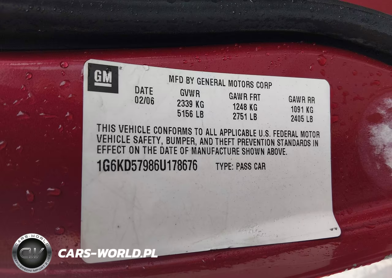 2006 Cadillac Dts 1Se VIN:1G6KD57986U178676 - 9