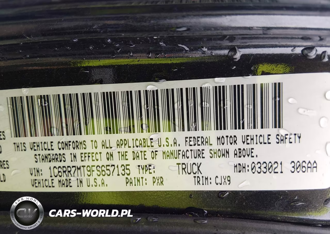 2015 Ram 1500 Sport VIN:1C6RR7MT9FS657135 - 9