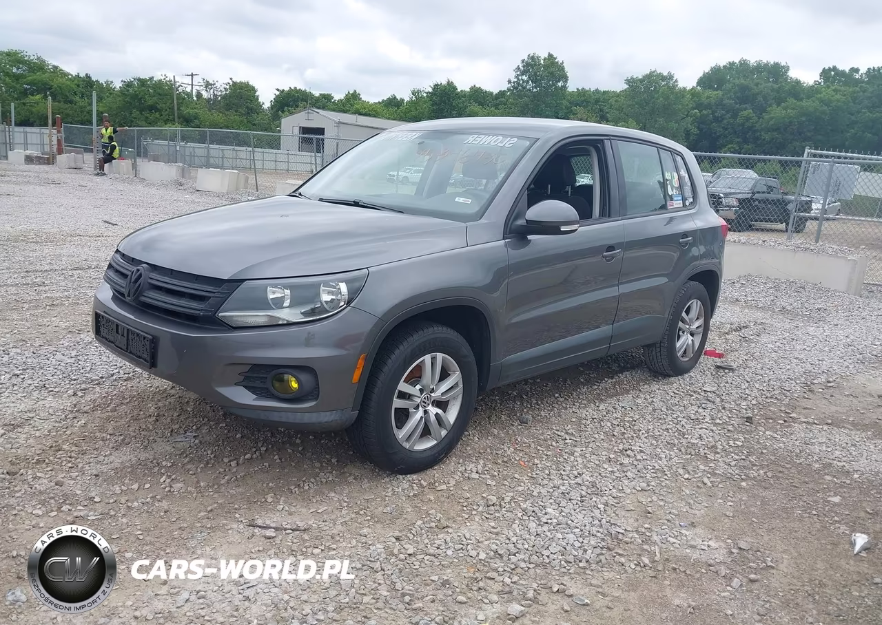 2014 Volkswagen Tiguan S VIN:WVGAV3AX8EW541087 - 2