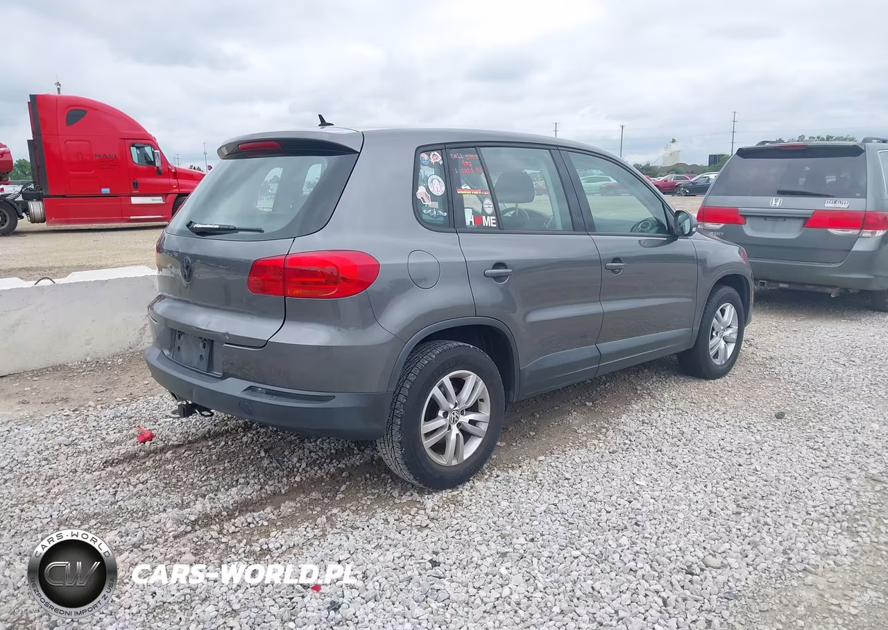 2014 Volkswagen Tiguan S VIN:WVGAV3AX8EW541087 - 4