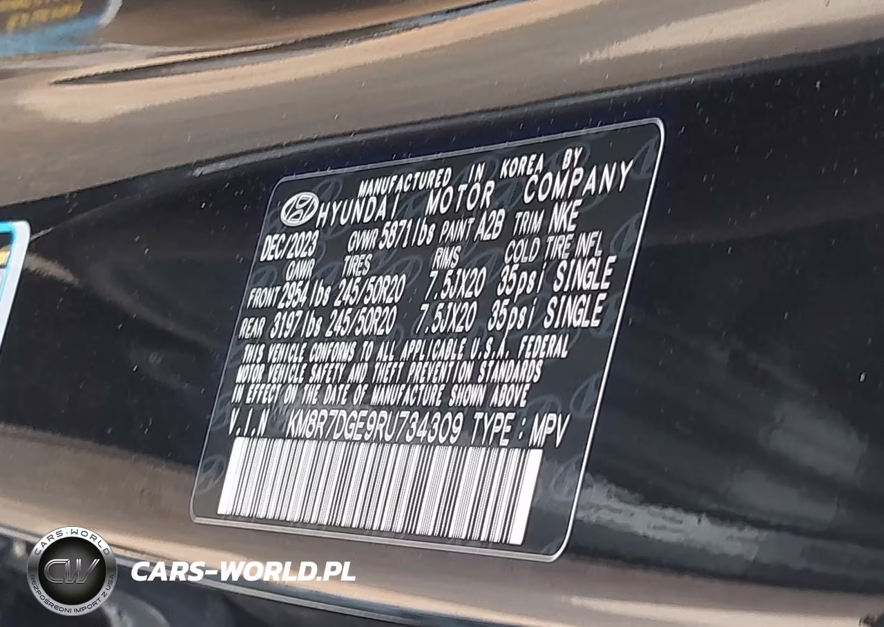 2024 Hyundai Palisade Calligraphy Night Edition VIN:KM8R7DGE9RU734309 - 9