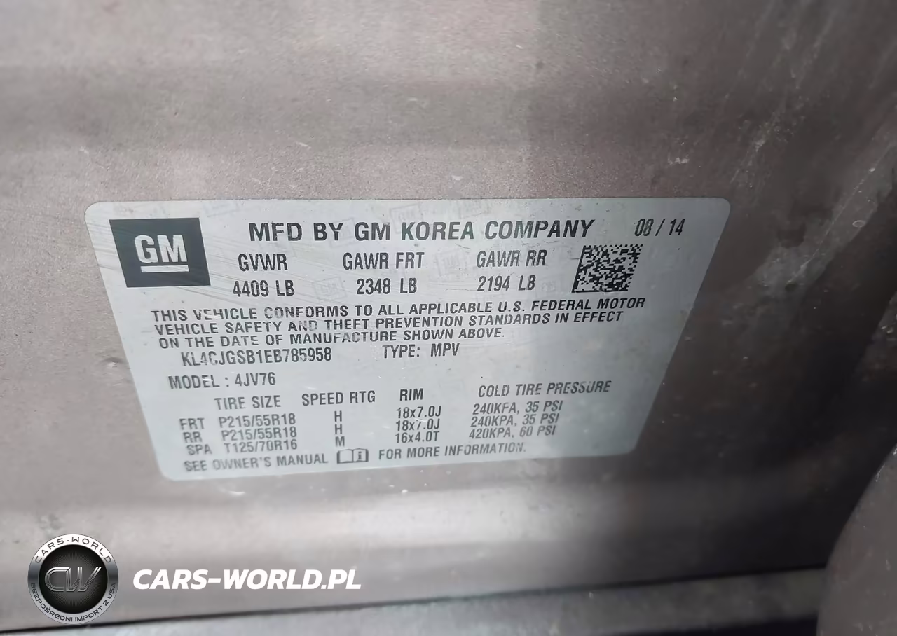 2014 Buick Encore Leather VIN:KL4CJGSB1EB785958 - 9