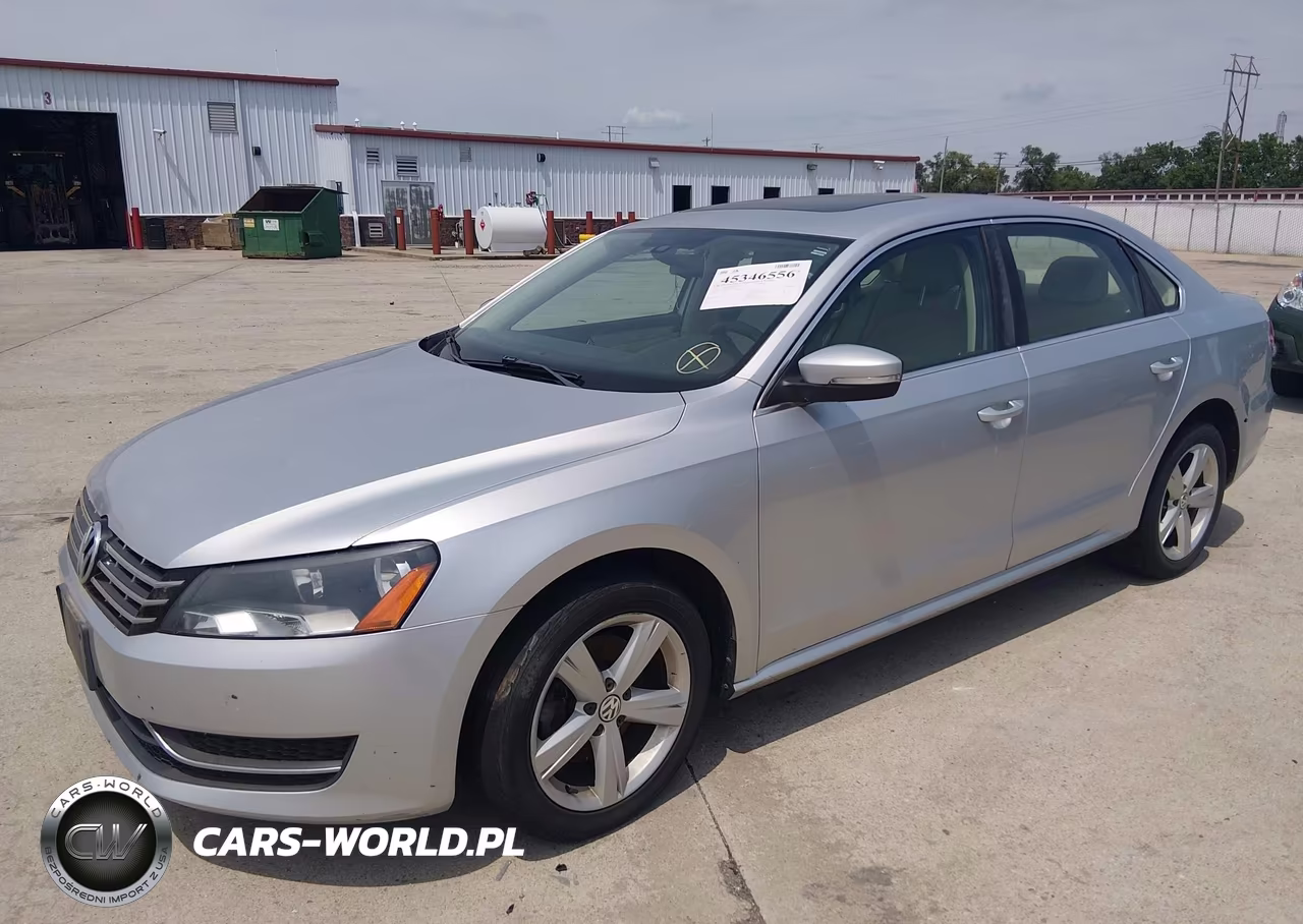 2013 Volkswagen Passat 2.0L Tdi Se VIN:1VWBN7A34DC072817 - 2