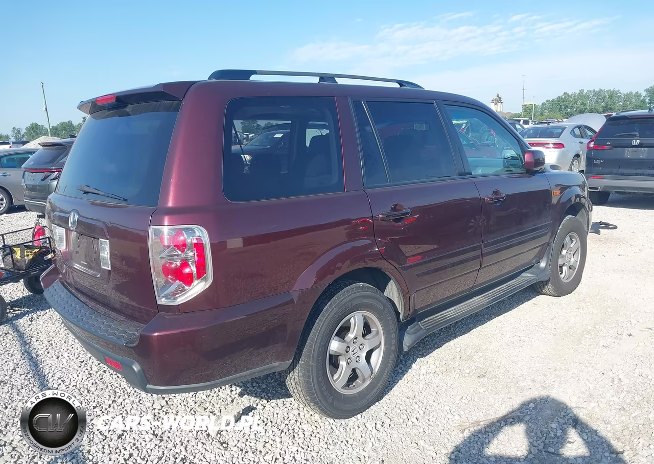 2008 Honda Pilot Se VIN:5FNYF28348B030272 - 4