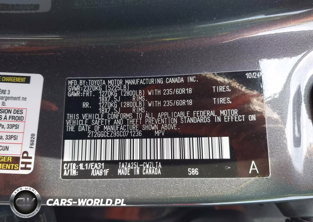 2025 Lexus Nx 350 Premium VIN:2T2GGCEZ9SC071236 - 9