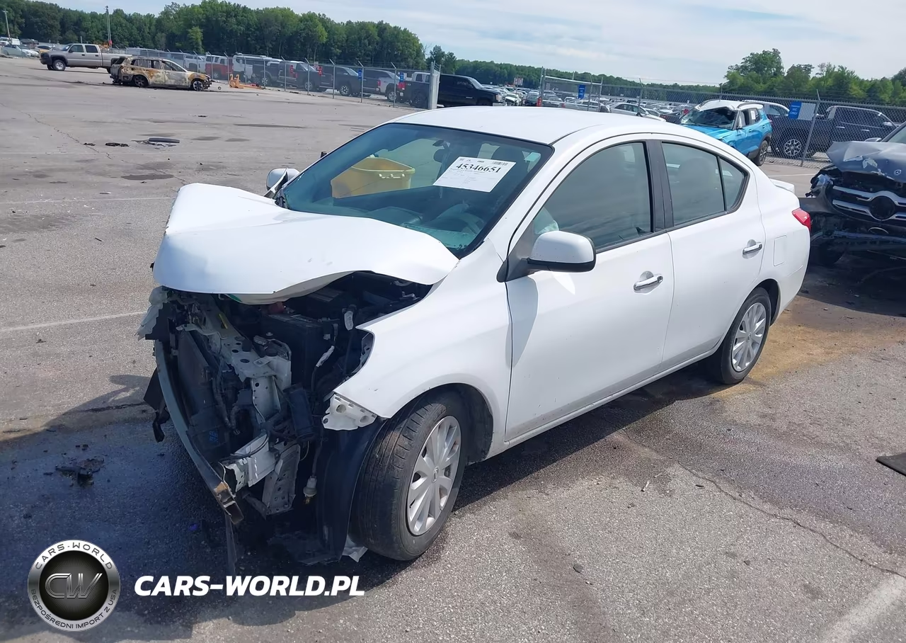 2014 Nissan Versa 1.6 Sv VIN:3N1CN7AP0EL862733 - 2
