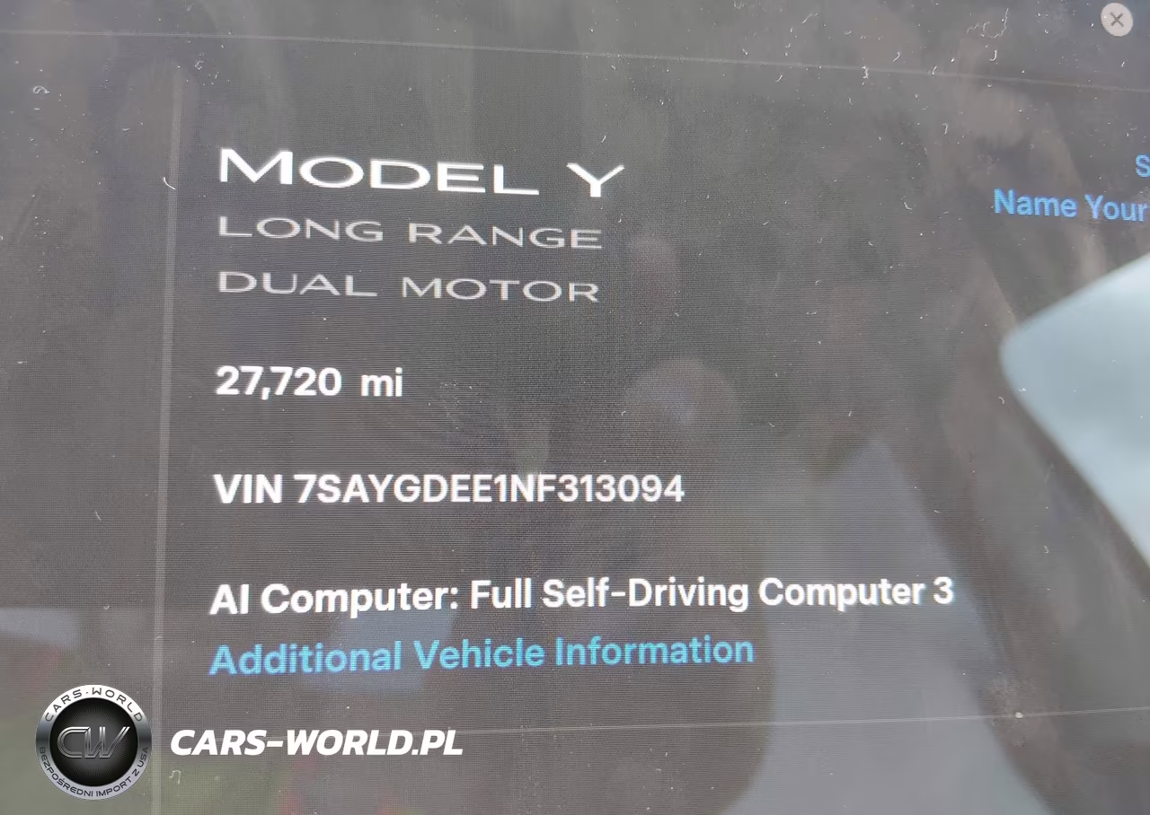 2022 Tesla Model Y Long Range Dual Motor All-Wheel Drive VIN:7SAYGDEE1NF313094 - 7