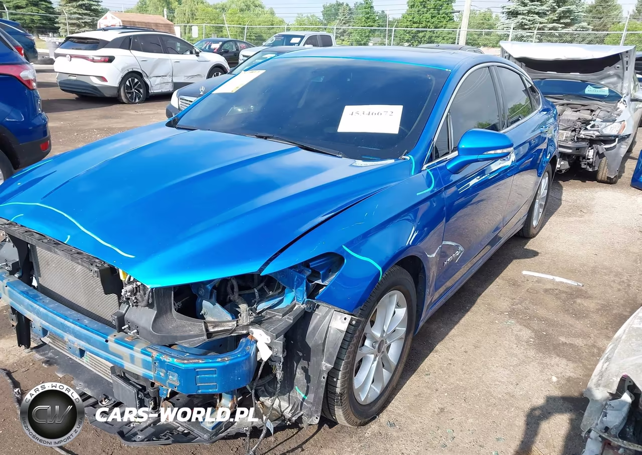 2019 Ford Fusion Hybrid Sel VIN:3FA6P0MU3KR208417 - 2