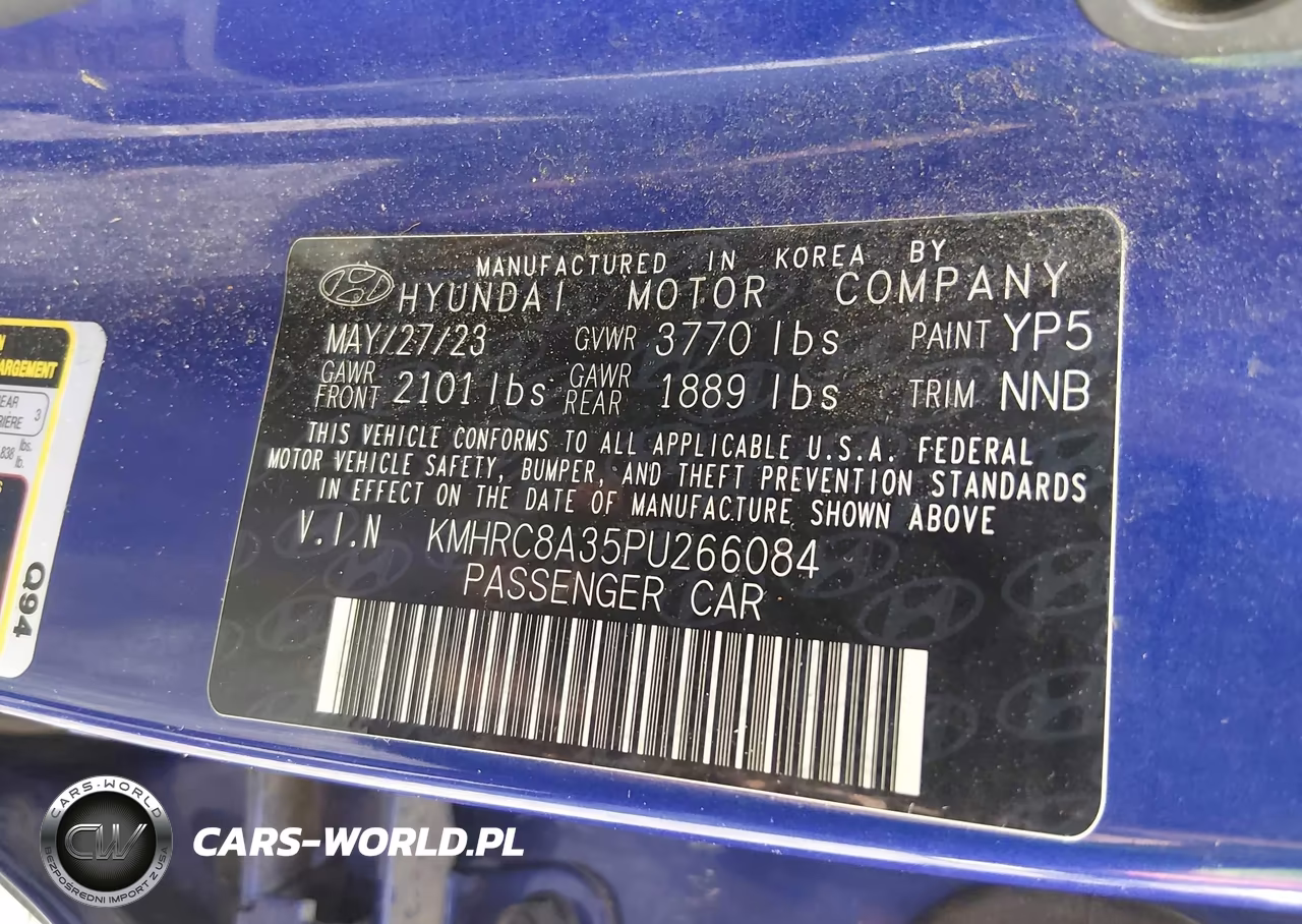 2023 Hyundai Venue Sel VIN:KMHRC8A35PU266084 - 9