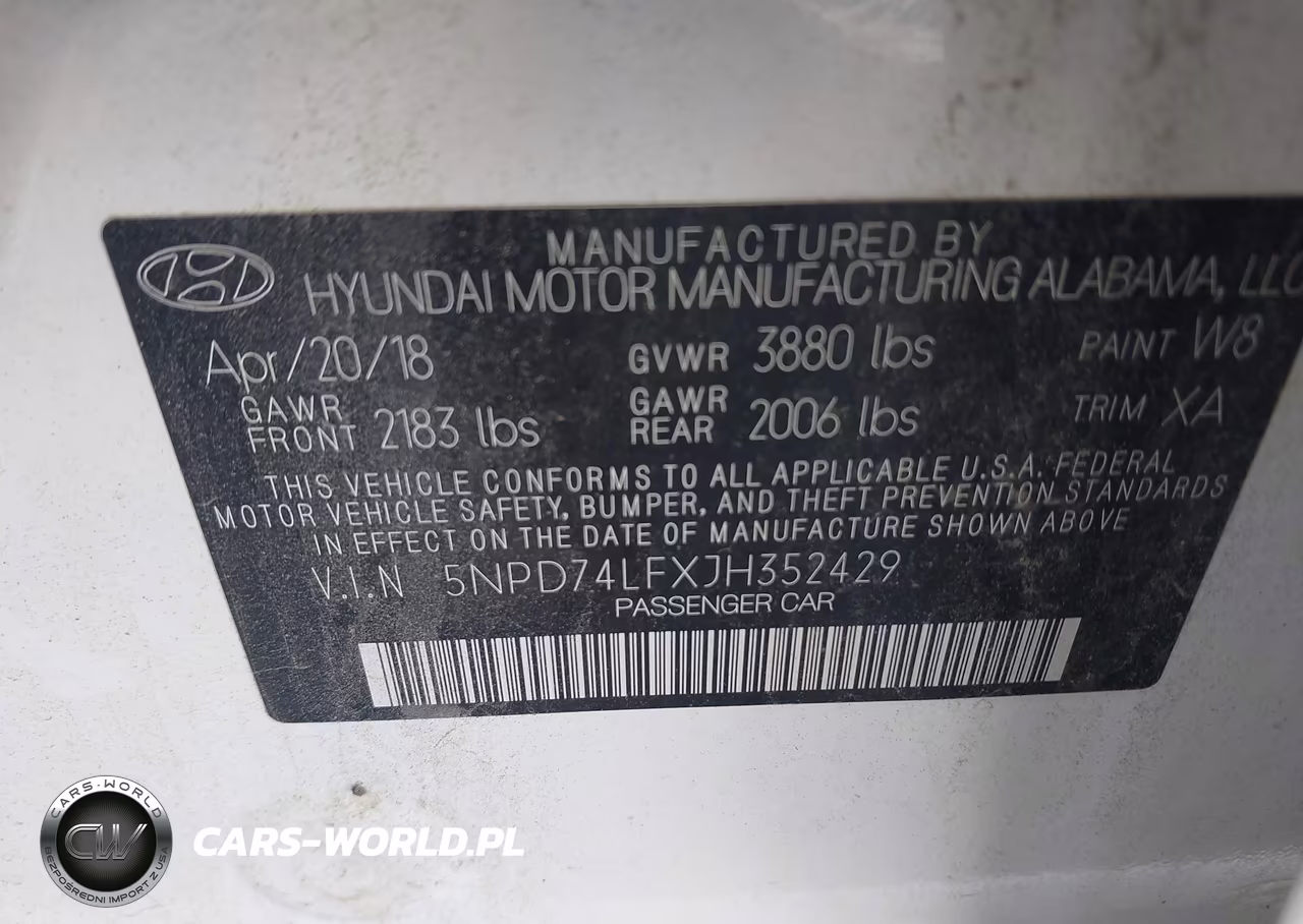 2018 Hyundai Elantra Se VIN:5NPD74LFXJH352429 - 9