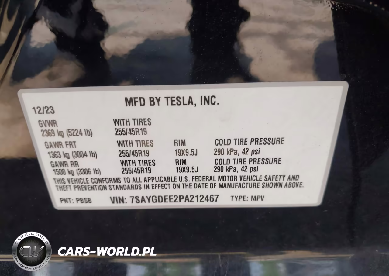 2023 Tesla Model Y Awd-Long Range Dual Motor All-Wheel Drive VIN:7SAYGDEE2PA212467 - 9