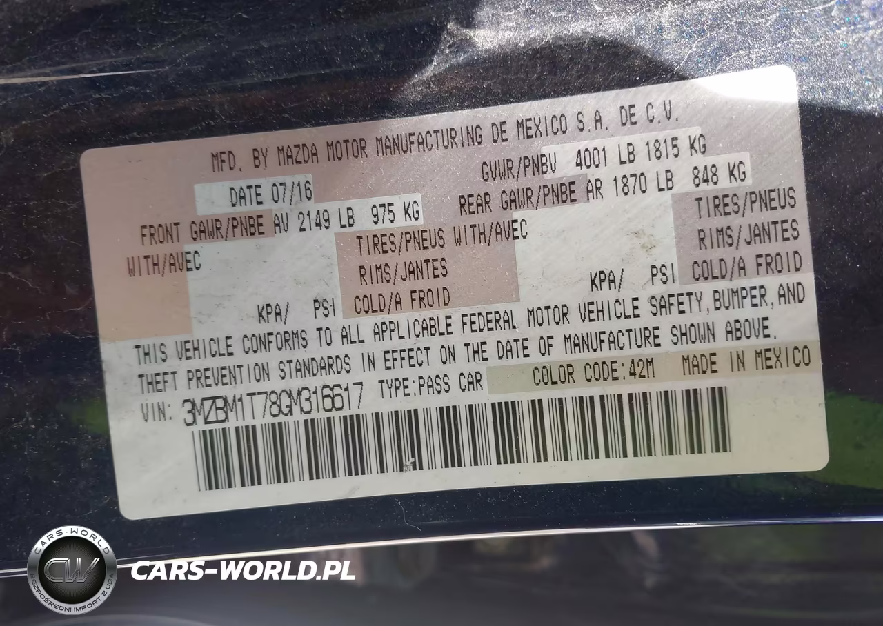 2016 Mazda Mazda3 I Sport VIN:3MZBM1T78GM316617 - 9