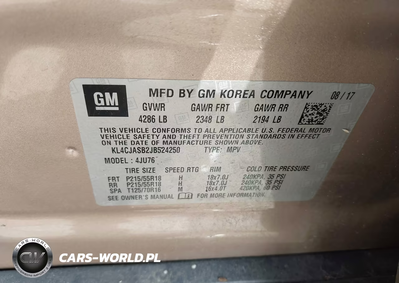 2018 Buick Encore Preferred VIN:KL4CJASB2JB524250 - 9
