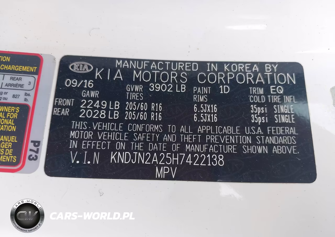 2017 Kia Soul VIN:KNDJN2A25H7422138 - 9