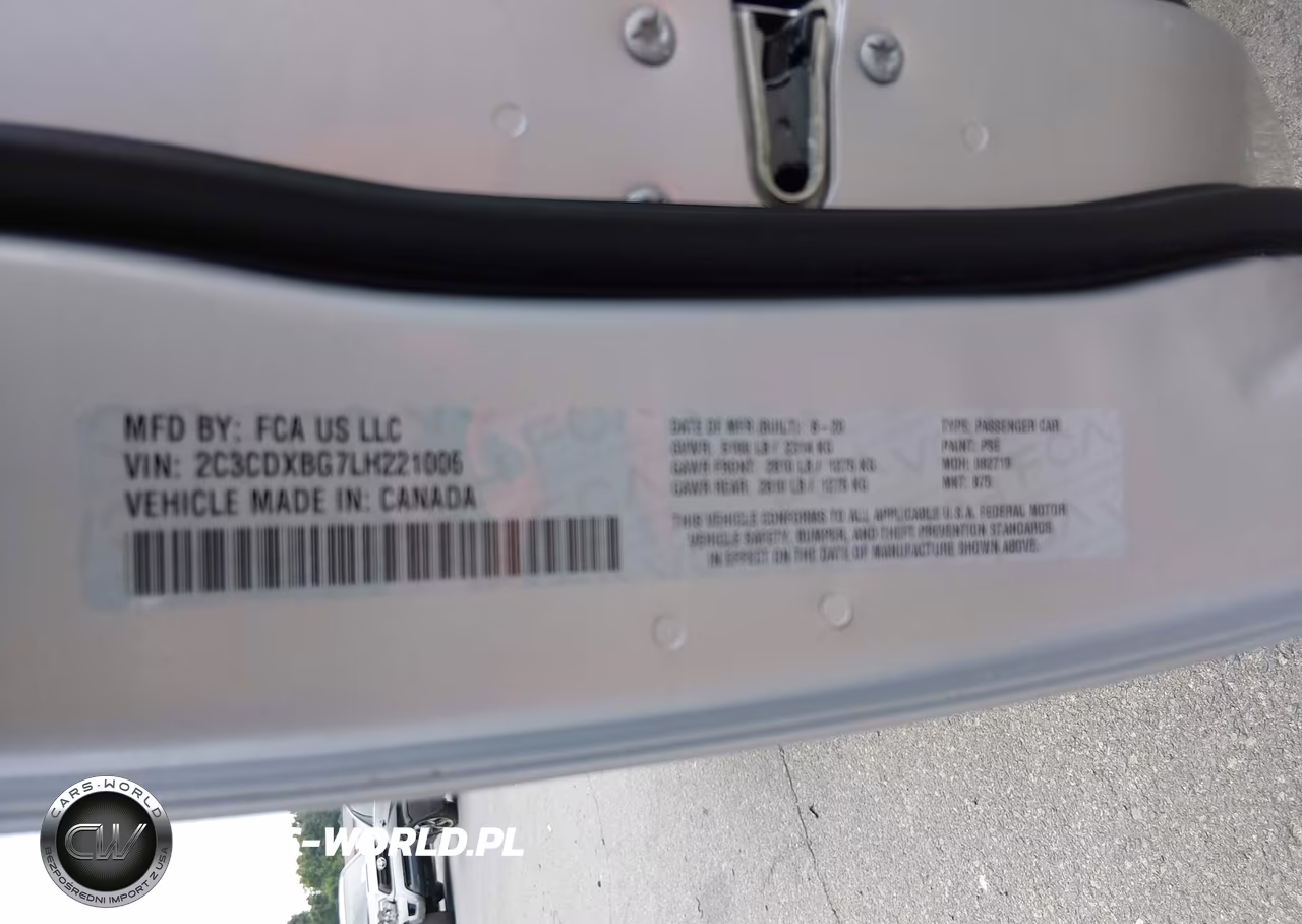 2020 Dodge Charger Sxt Rwd VIN:2C3CDXBG7LH221006 - 9
