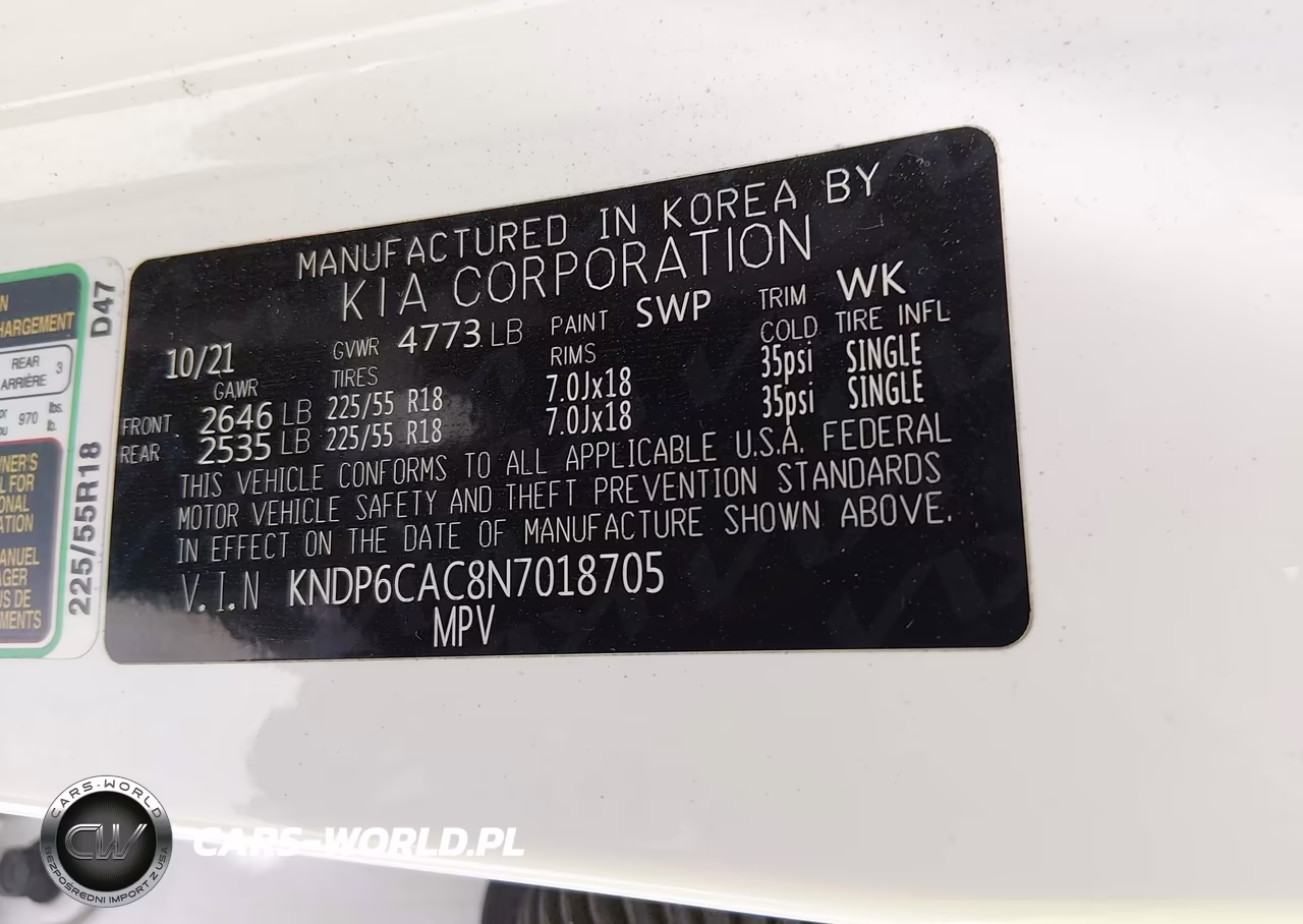 2022 Kia Sportage Nightfall Edition VIN:KNDP6CAC8N7018705 - 9