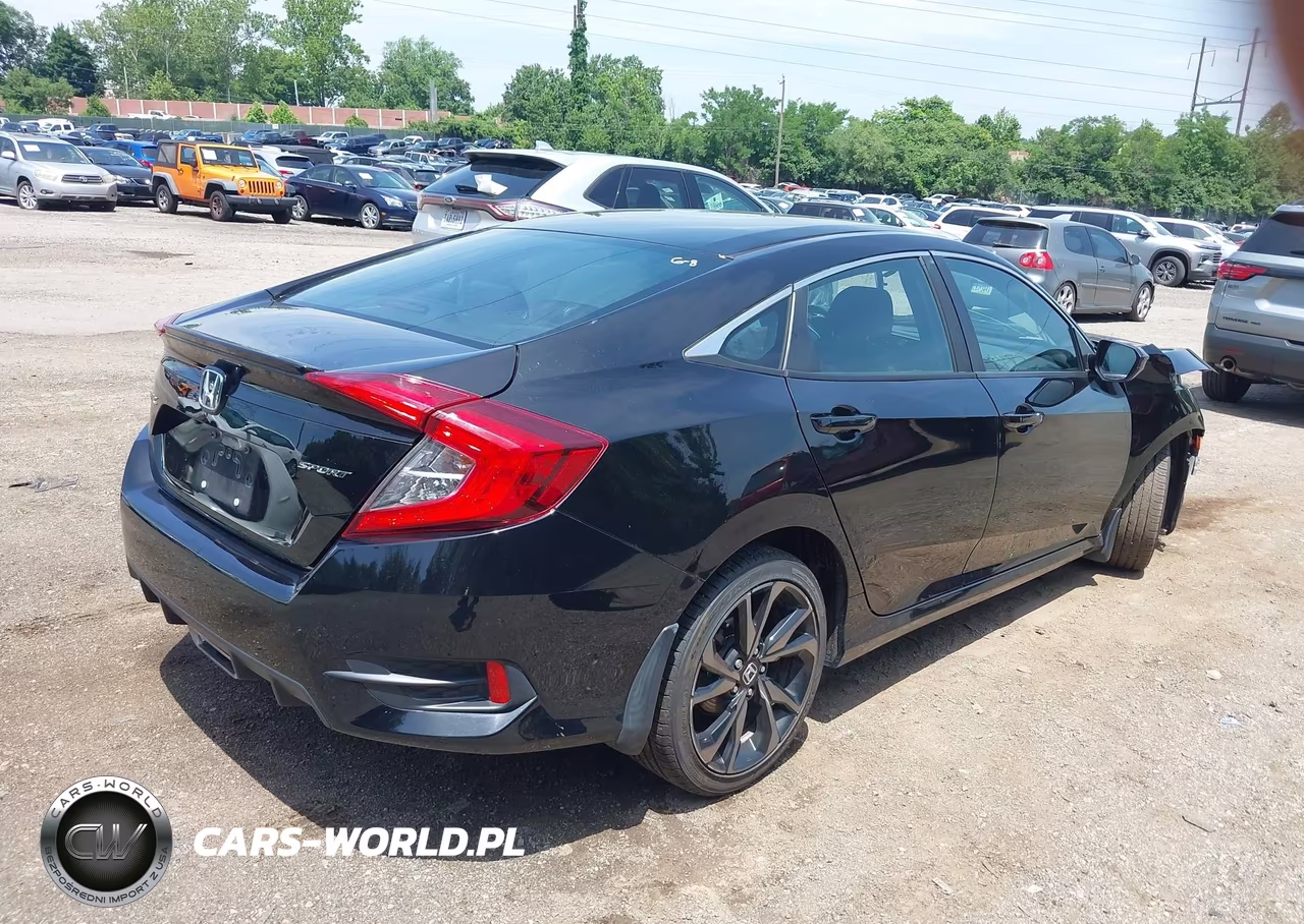 2021 Honda Civic Sport VIN:2HGFC2F86MH503769 - 4