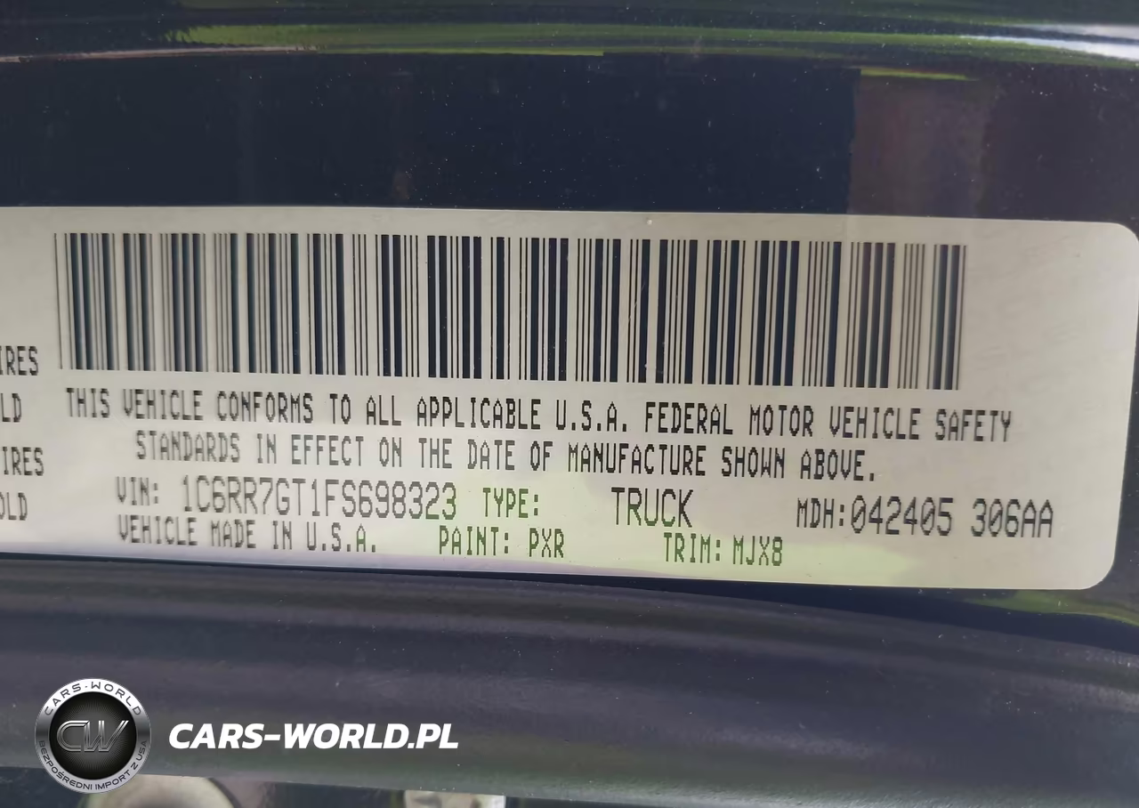 2015 Ram 1500 Big Horn VIN:1C6RR7GT1FS698323 - 9