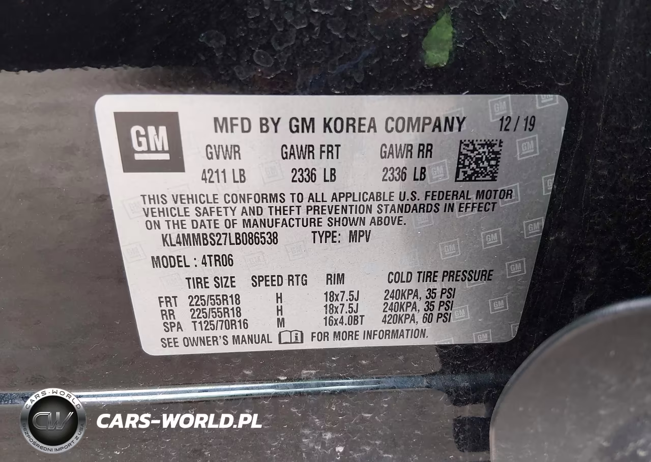2020 Buick Encore Gx Fwd Preferred VIN:KL4MMBS27LB086538 - 9
