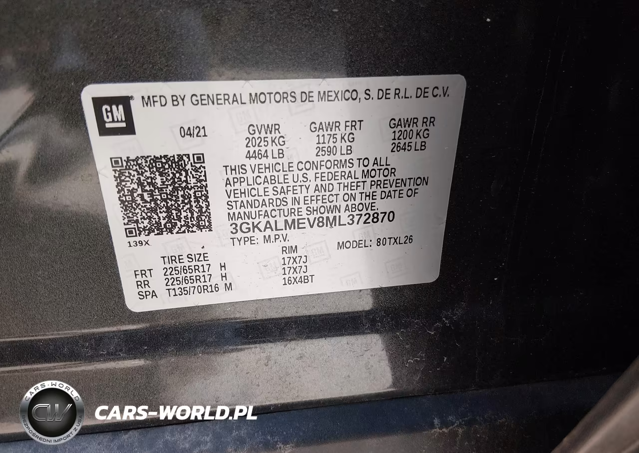 2021 GMC Terrain Fwd Sle VIN:3GKALMEV8ML372870 - 9