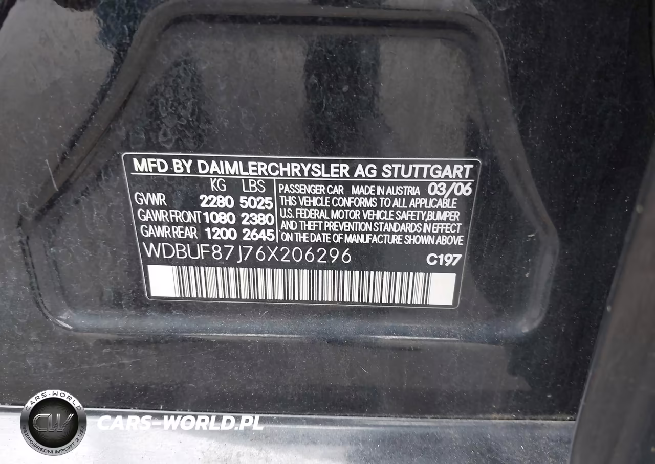 2006 Mercedes-Benz E 350 4Matic VIN:WDBUF87J76X206296 - 9