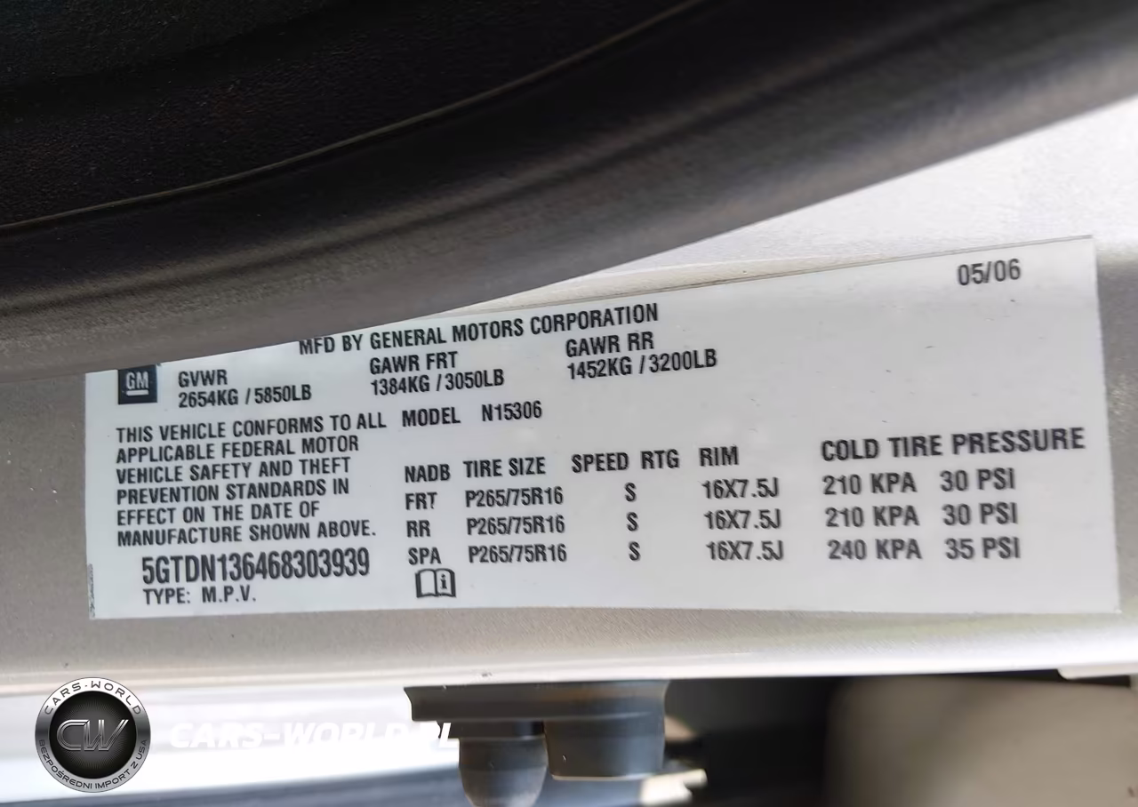 2006 Hummer H3 Suv VIN:5GTDN136468303939 - 9