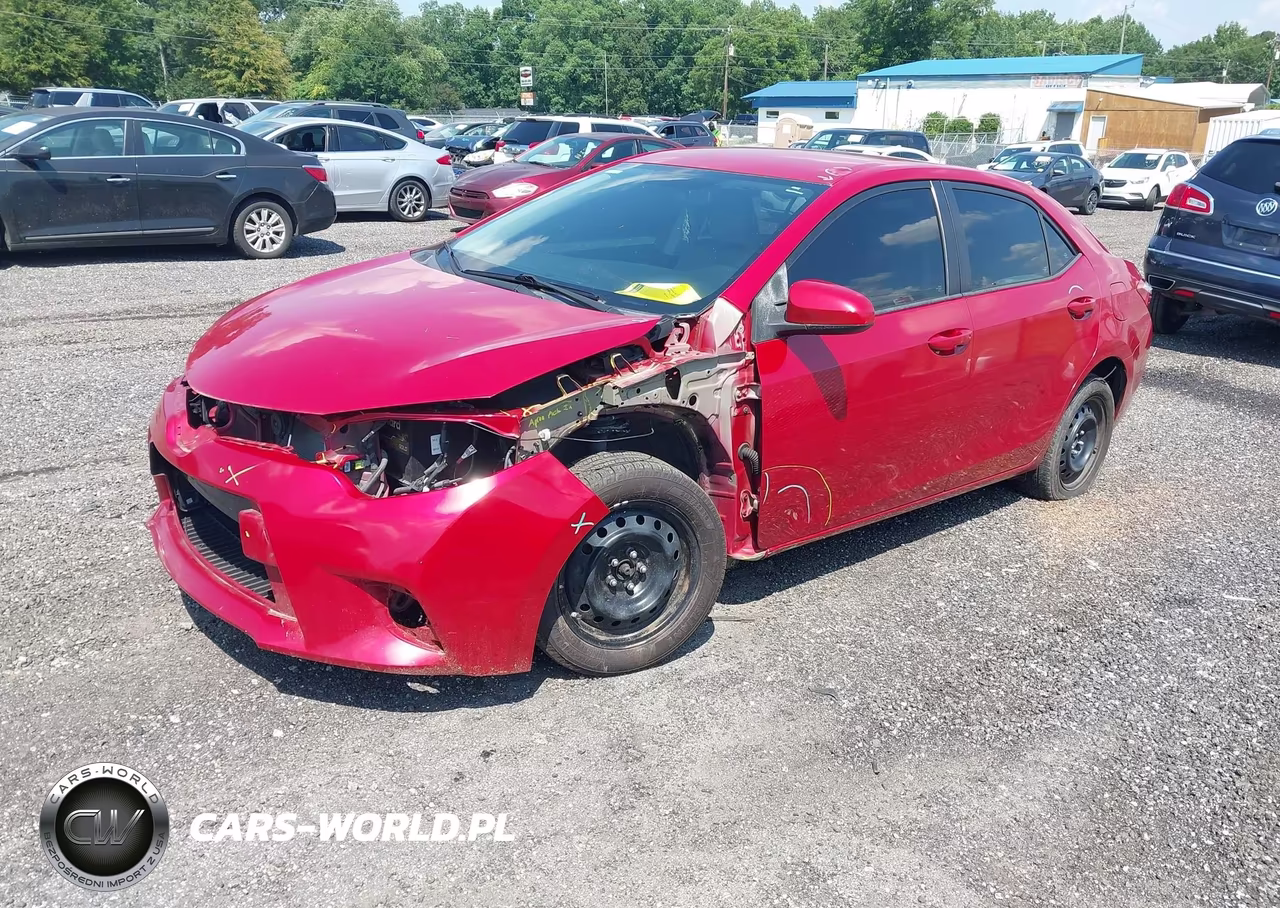 2015 Toyota Corolla Le VIN:2T1BURHE7FC345834 - 2