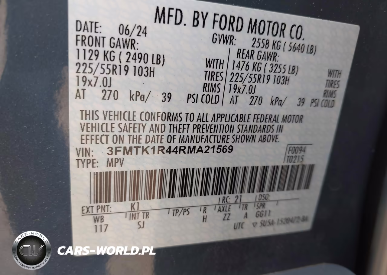 2024 Ford Mustang Mach-E Select VIN:3FMTK1R44RMA21569 - 9