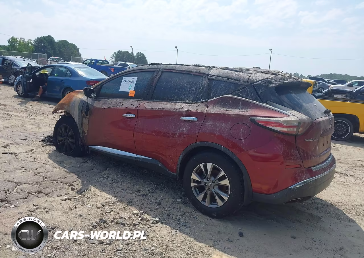 2017 Nissan Murano Sl VIN:5N1AZ2MG5HN194905 - 3