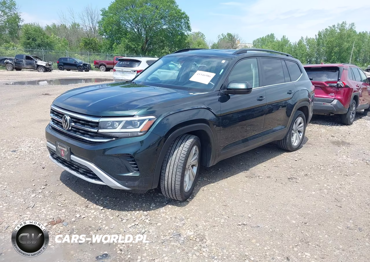2021 Volkswagen Atlas 3.6L V6 Se W-Technology VIN:1V2HR2CA3MC501668 - 2