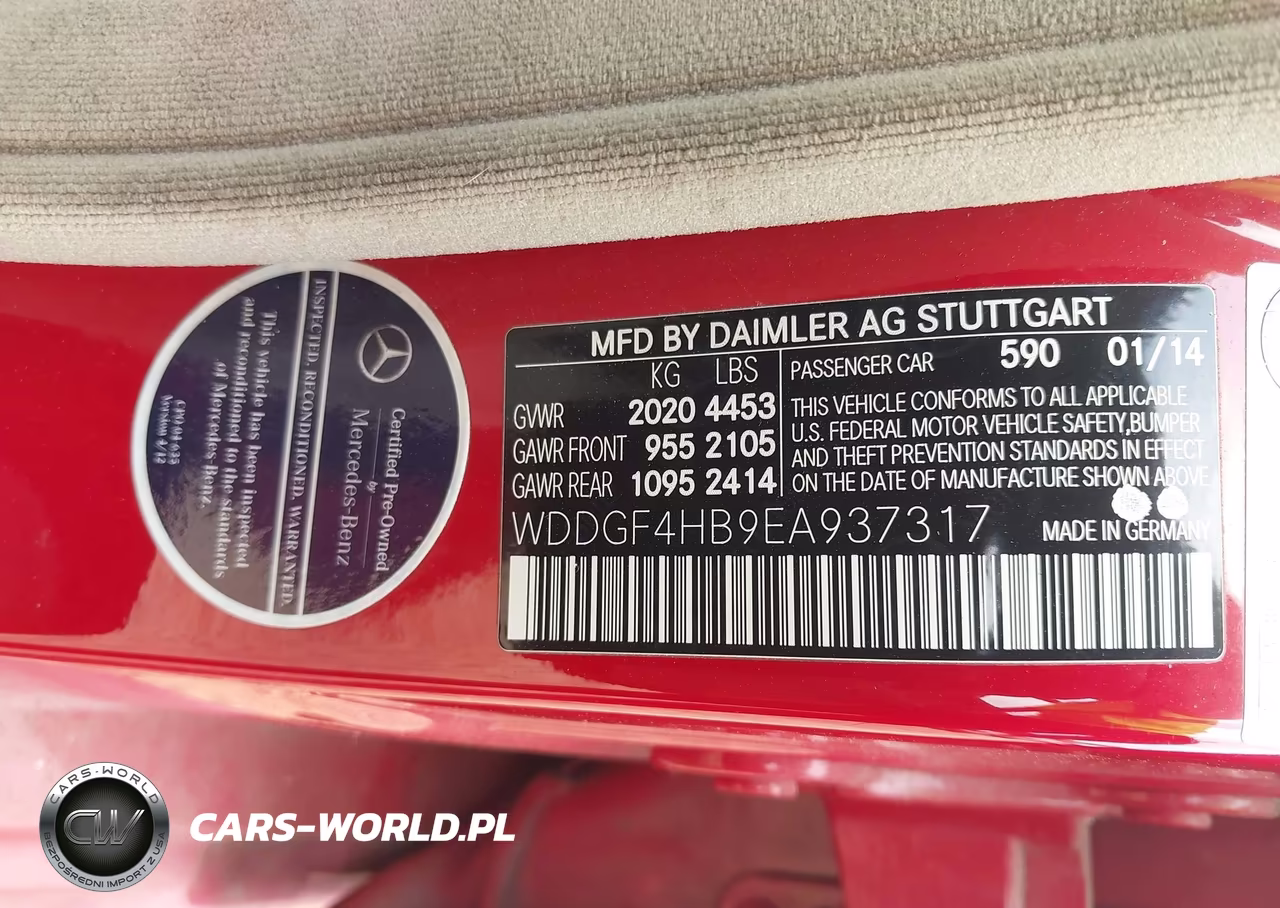 2014 Mercedes-Benz C 250 Sport VIN:WDDGF4HB9EA937317 - 9