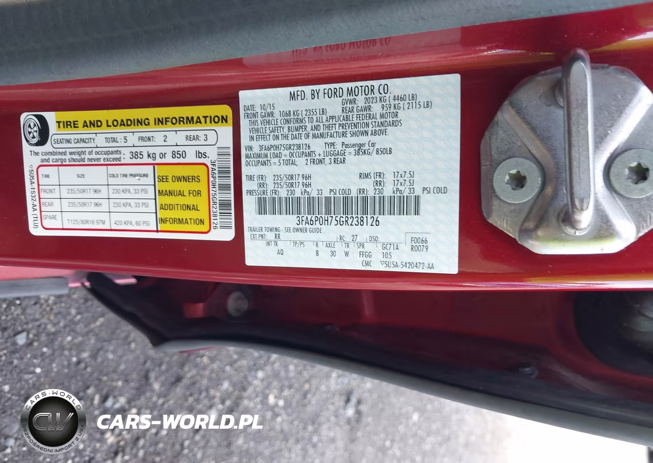 2016 Ford Fusion Se VIN:3FA6P0H75GR238126 - 9