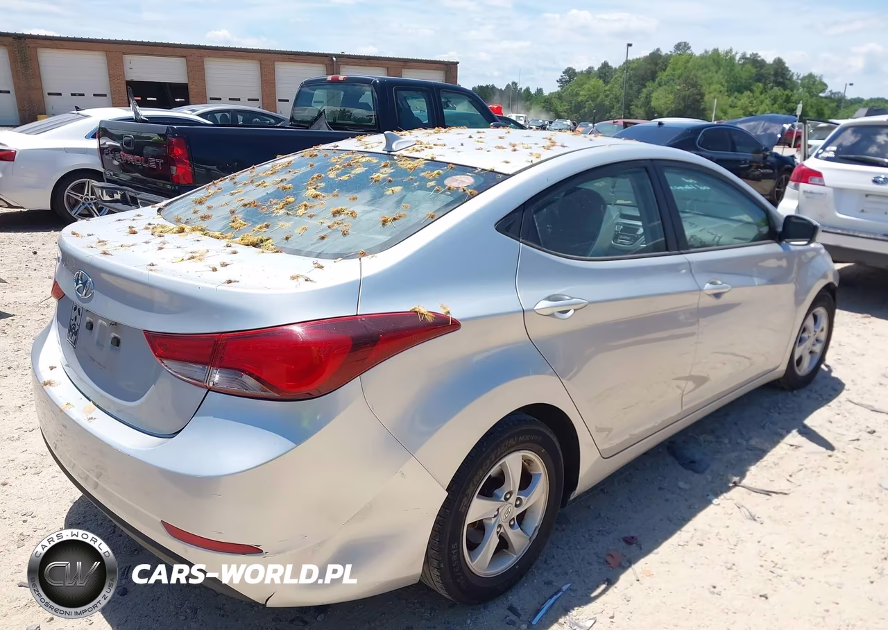 2015 Hyundai Elantra Se VIN:KMHDH4AEXFU354648 - 4