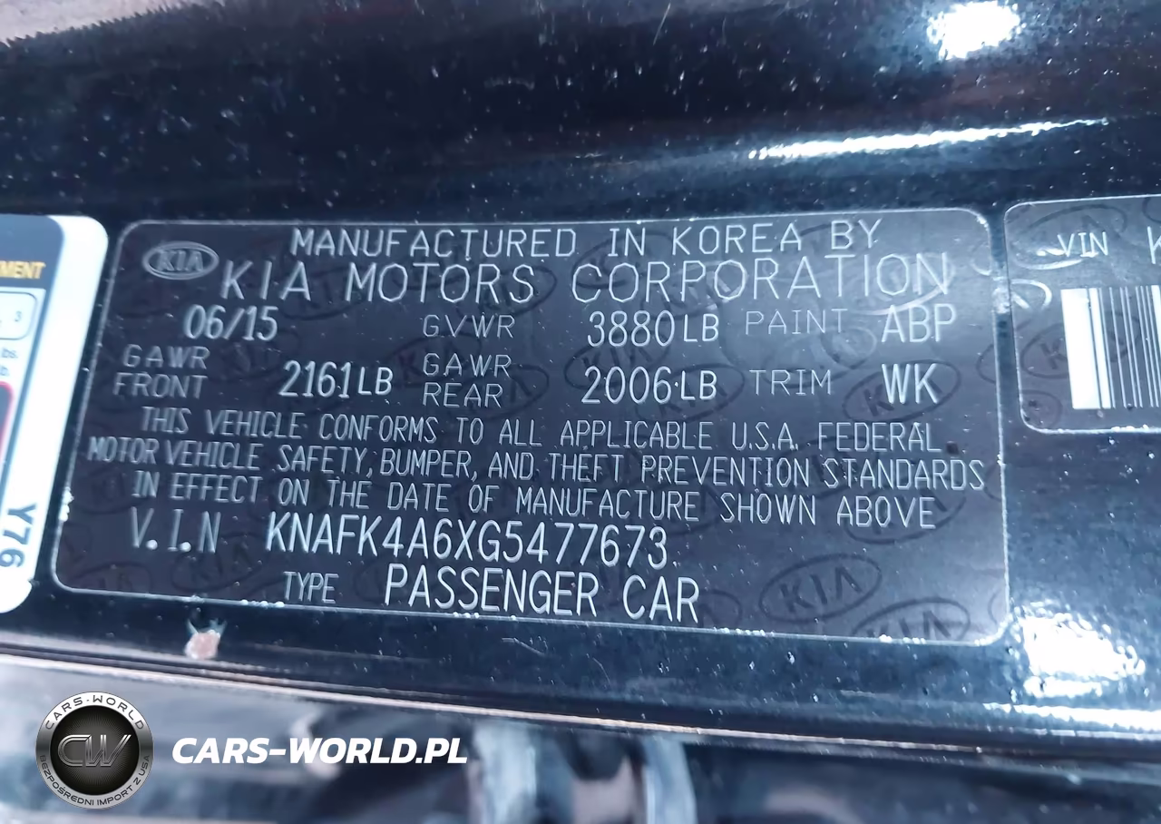 2016 Kia Forte Lx VIN:KNAFK4A6XG5477673 - 9