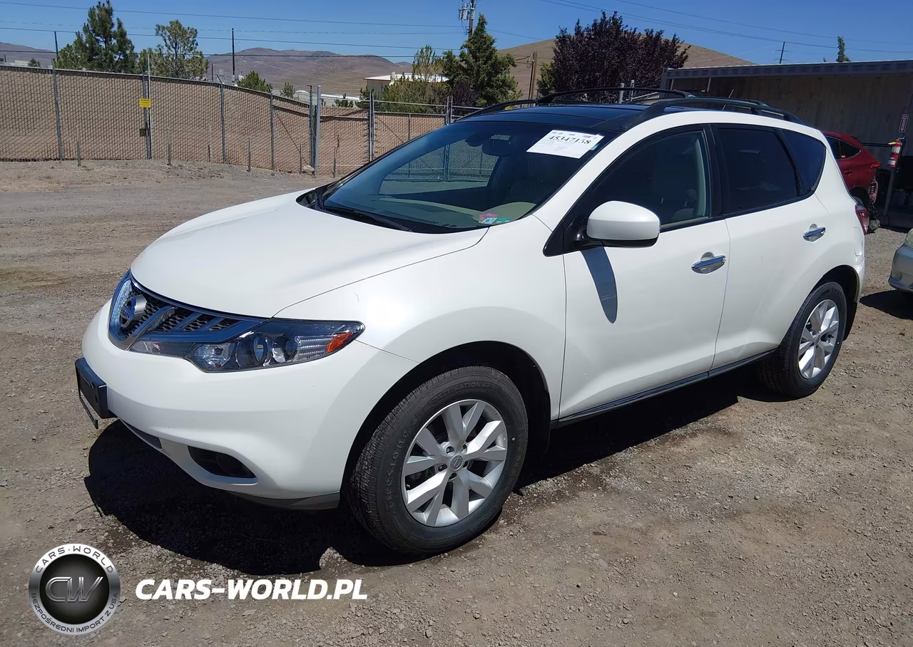 2011 Nissan Murano Sl VIN:JN8AZ1MW5BW177534 - 2