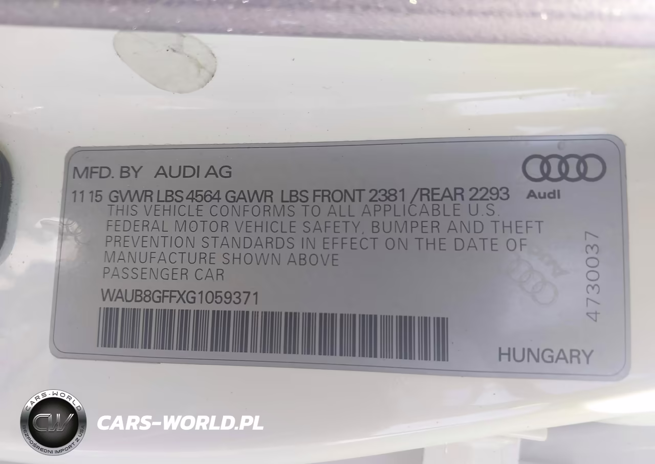 2016 Audi A3 2.0T Premium VIN:WAUB8GFFXG1059371 - 9